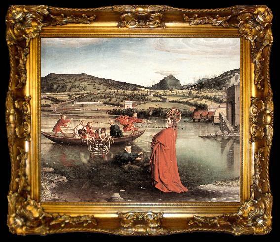 framed  WITZ, Konrad The Miraculous Draught of Fishes wr, ta009-2